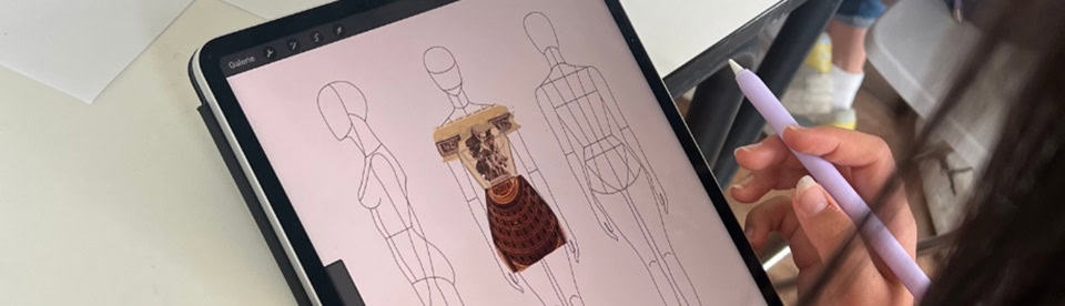 Eigene Mode im Tagescamp Modedesign entwerfen