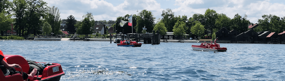 Tretbootfahren auf dem Ammersee