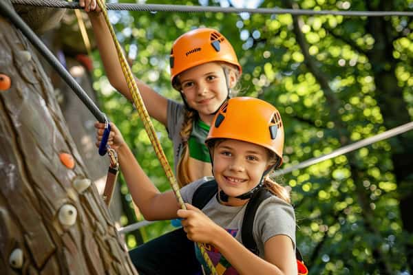 Kinder und Jugendliche erleben Naturabenteuer im Survivalcamp am Rursee