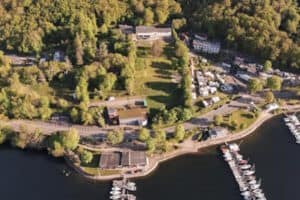 Unterkunft Edersee-Waldeck von oben