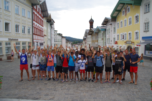 Gruppenfoto in den Ferien in Bayern