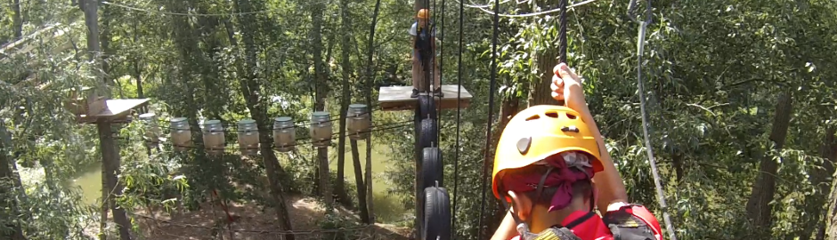Ausflug in den Klettergarten