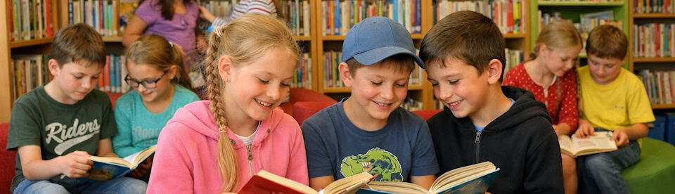 Teilnehmer in der Kinderbücherei Bautzen