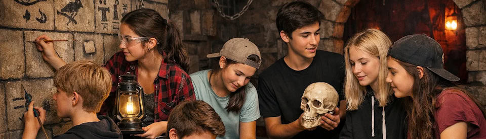 Jugendliche erschaffen ihren eigenen Escape Room