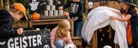 Geisterspielstationen im Herbstcamp