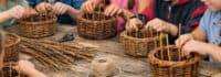 Körbe flechten