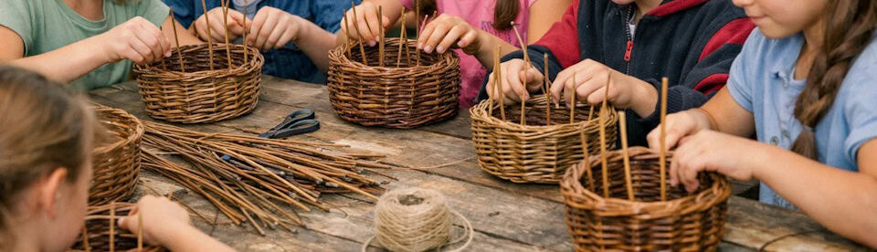 Körbe flechten