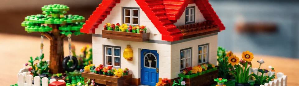 Gebautes Legohaus