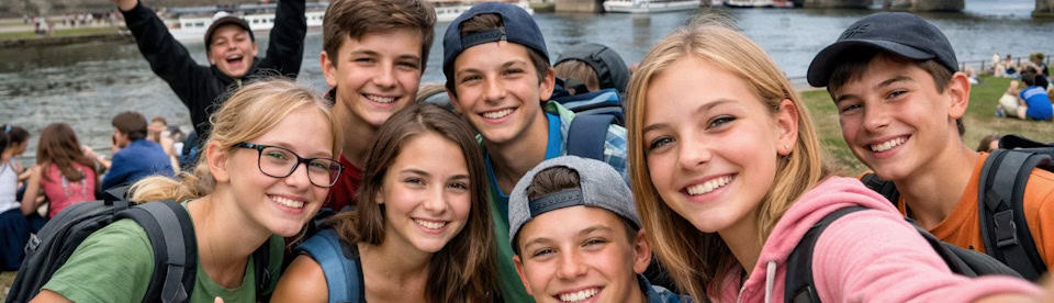 Teilnehmer im Sommercamp Bautzen