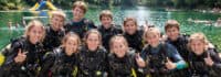 Gruppenfoto im Tauchcamp
