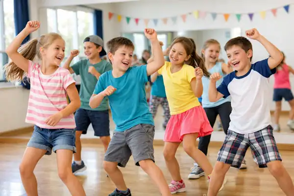 Kinder tanzen im Tanzcamp in Eltville-Erbach