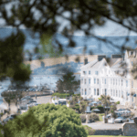 Blick auf Exmouth und die Promenade