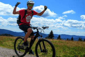 Junge im Mountainbike Camp Titisee