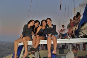 Vier Mädchen bei der Sprachreise auf Malta