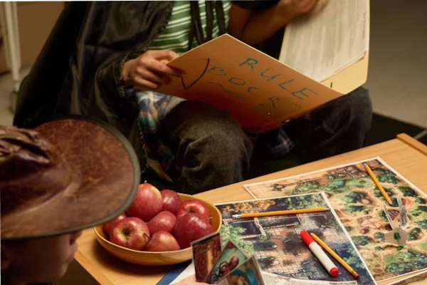 Kinder Spielen D&D Spiel