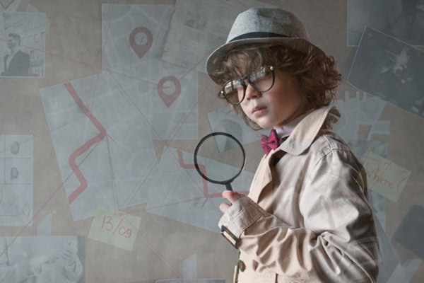 Kinder haben Spaß im spannenden Krimicamp am Störitzsee