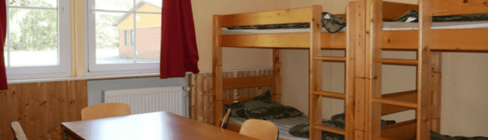 Kinder haben Spaß im Feriencamp am Störitzsee, Unterkunftsbild