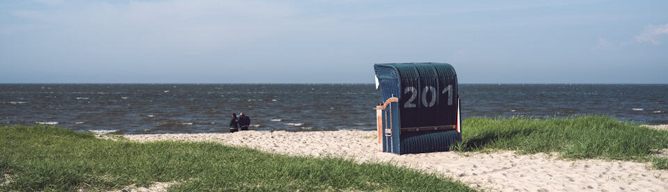 Strandkorb in Wilhelmshaven