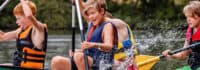 Kajak fahren im Adventurecamp