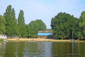 Blick auf Unterkunft KiEZ