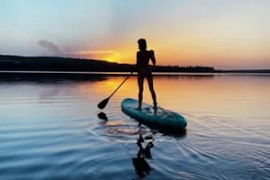 Standup Paddeling auf dem See