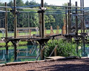 Klettergarten in den Feriencamps bei Leipzig
