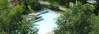 Der Pool von oben
