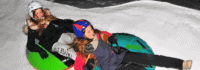 Schneetubing im Wintercamp