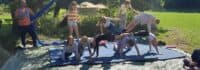 Kinder beim Zirkusworkshop