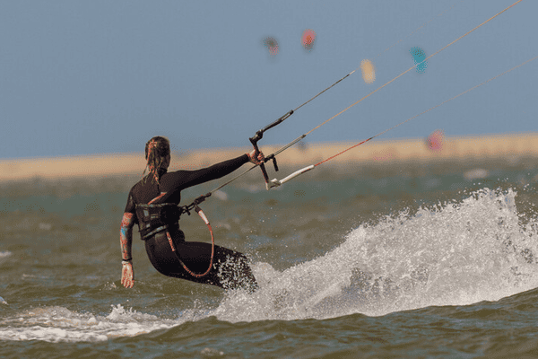 Kiteboarding in Holland