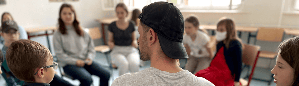 Sitzkreis in Lerneinheit