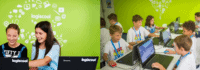 Kinder im Roblox Spieldesign Camp
