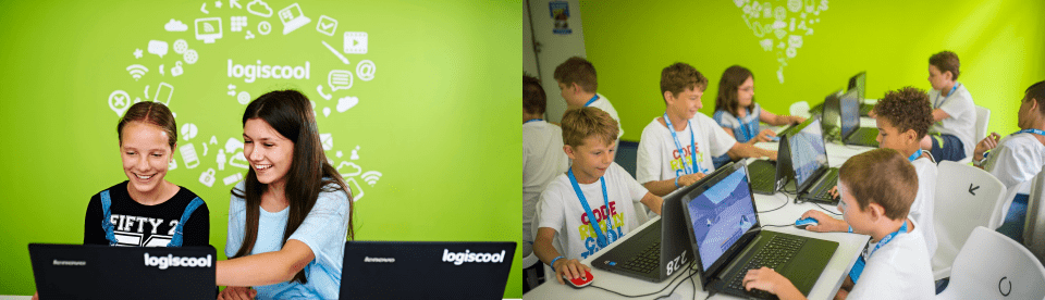 Kinder im Roblox Spieldesign Camp/ Mars Mission