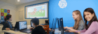 Kinder im Kodu 3D Design Camp