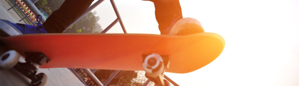 Skateboarden im Entdeckercamp