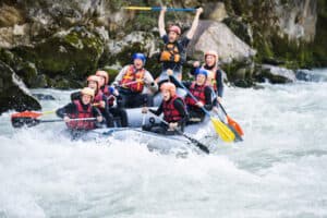 Rafting im Actioncamp für Vater und Sohn