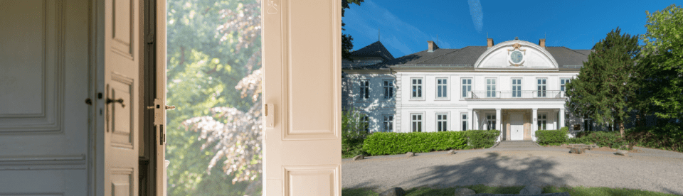 Das idyllische Schloss Noer des Musicalcamps