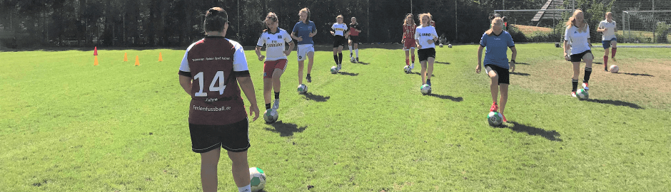 Mädchen beim Training