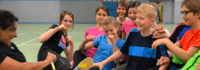 Kinder in der Halle