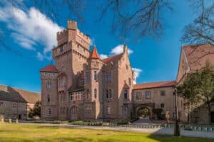 Blick auf Schloss Altenhausen
