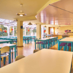 Speisesaal in der Akademie in Regen