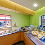 Frühstücksbuffet in der DJH Taltitz