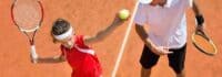 Kinder lernen Tennis im Englisch Tenniscamp Berlin