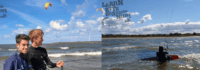 Wasserspaß beim Kiteboarding Camp in Holland