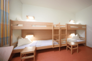 Zimmer der Jugendherberge