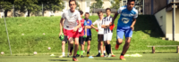 Laufen beim Fußballtraining