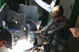Teilnehmer im Stop-Motion-Filmcamp