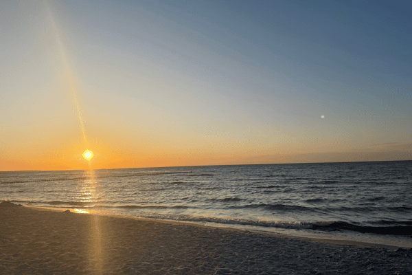 Sonnenuntergang am Strand