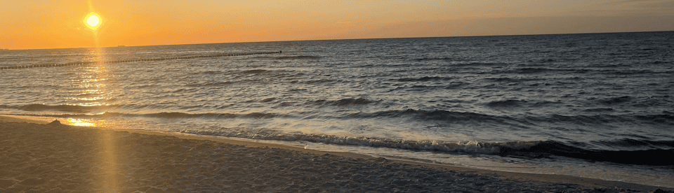 Sonnenuntergang am Strand