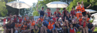 Gruppenbild im Segelcamp